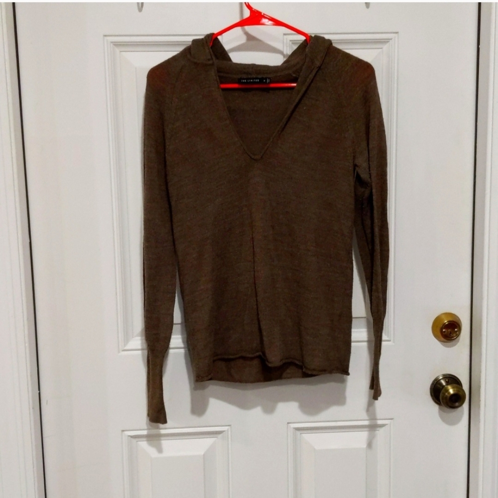 The Limited Brown V-Neck Sweater